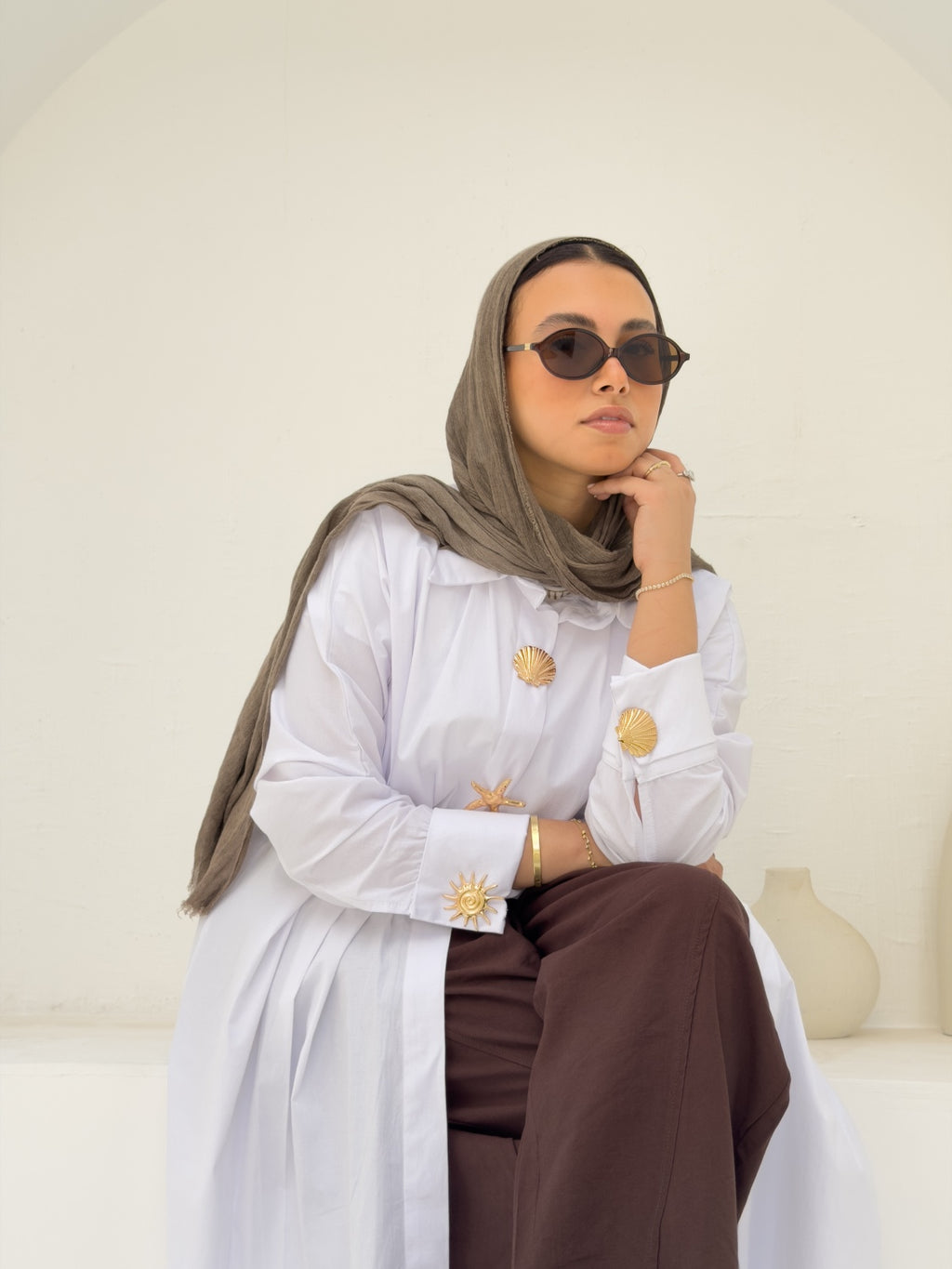 Seashell Shirt Dress