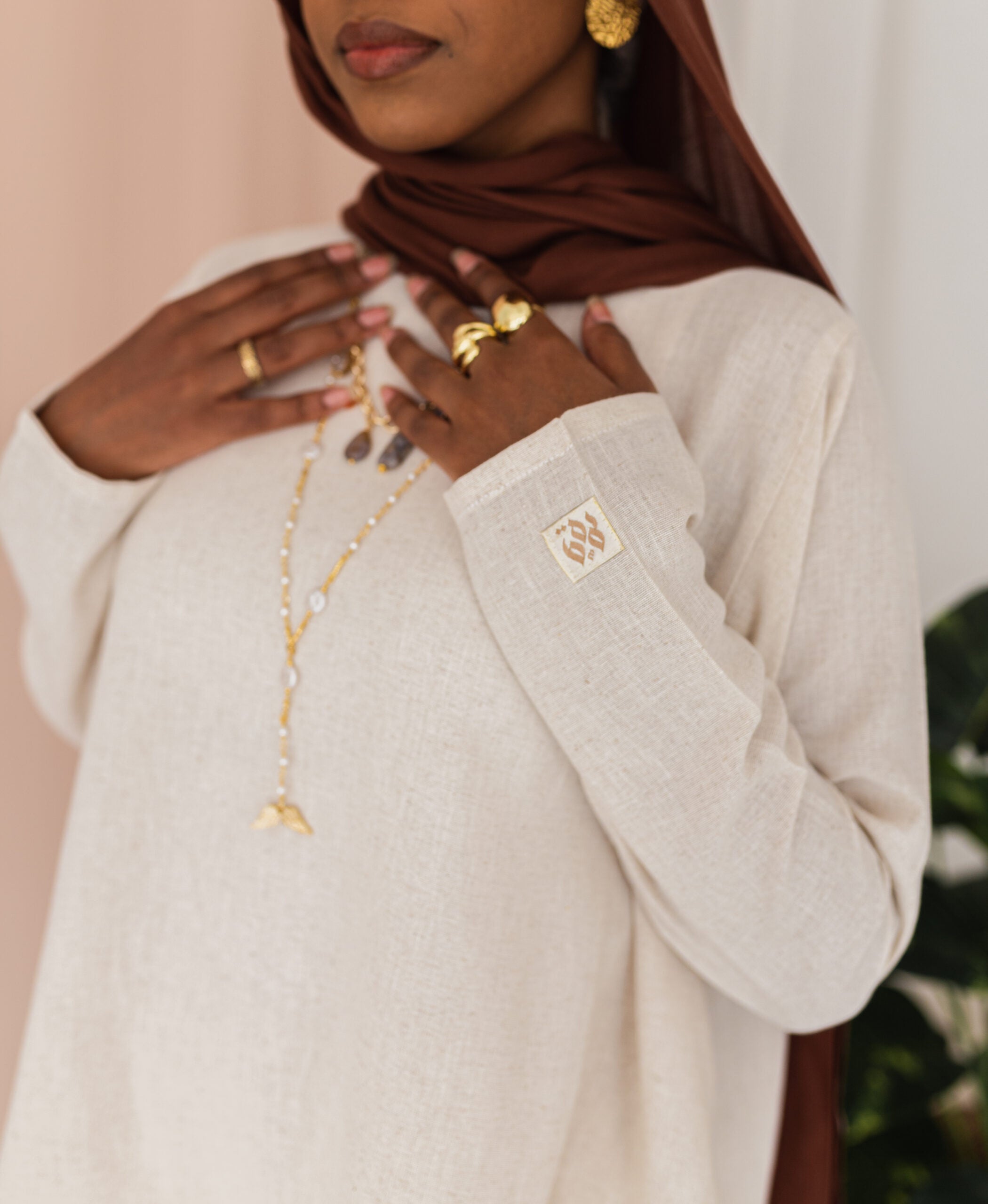 Linen beige set