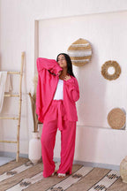 Miss Dreamy Wrinkled Cotton Set