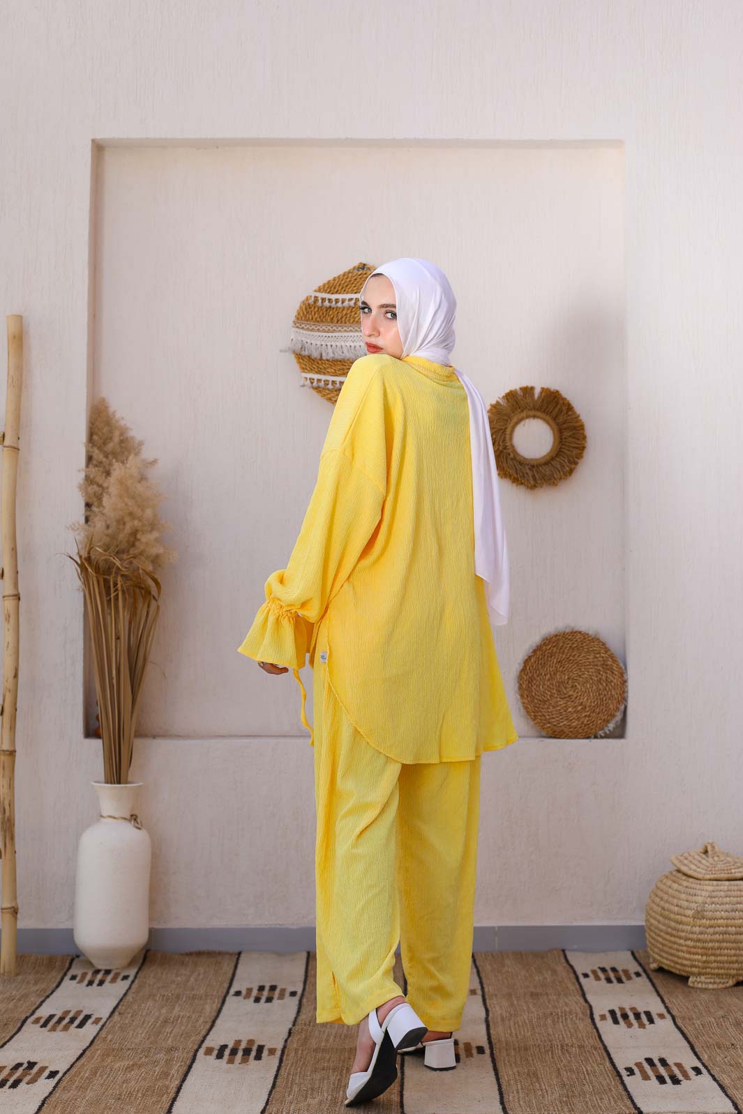 Miss Dreamy Wrinkled Cotton Set