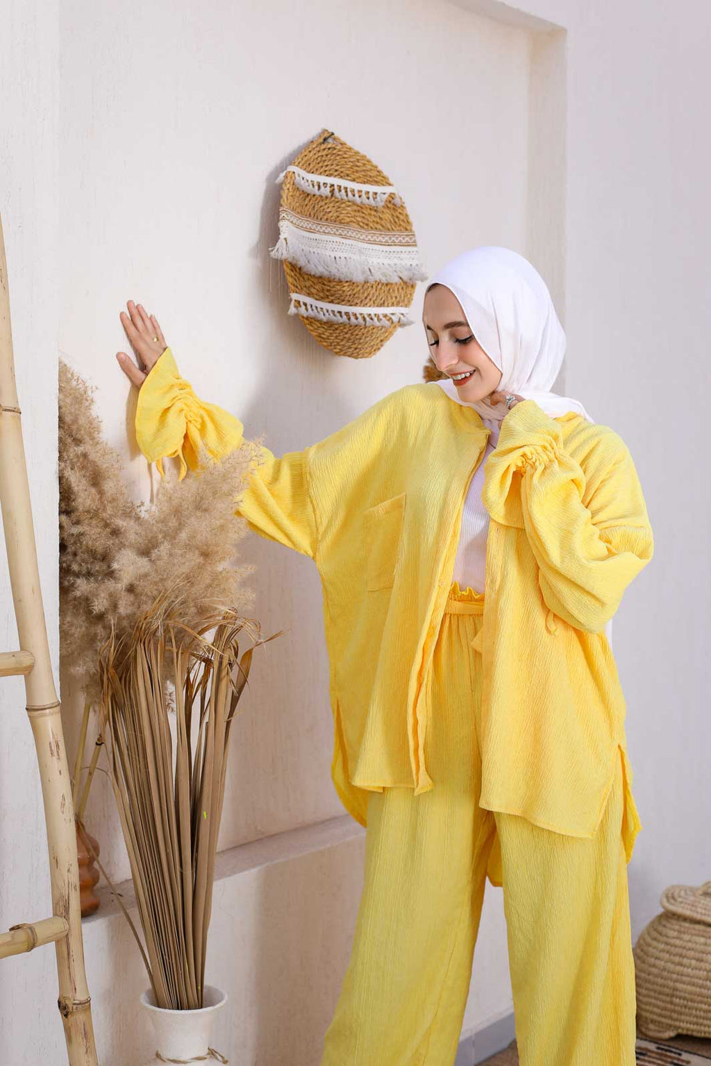 Miss Dreamy Wrinkled Cotton Set