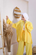 Miss Dreamy Wrinkled Cotton Set