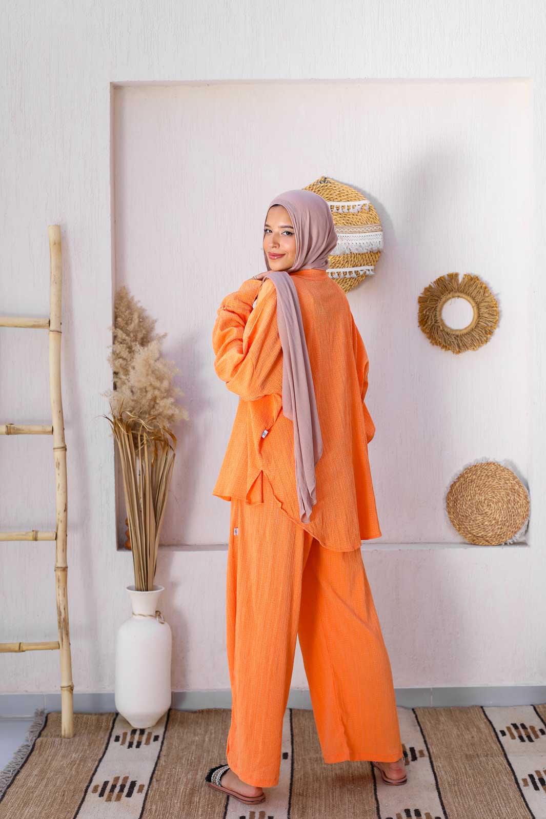 Miss Dreamy Wrinkled Cotton Set