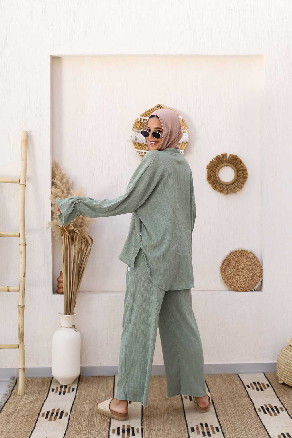 Miss Dreamy Wrinkled Cotton Set