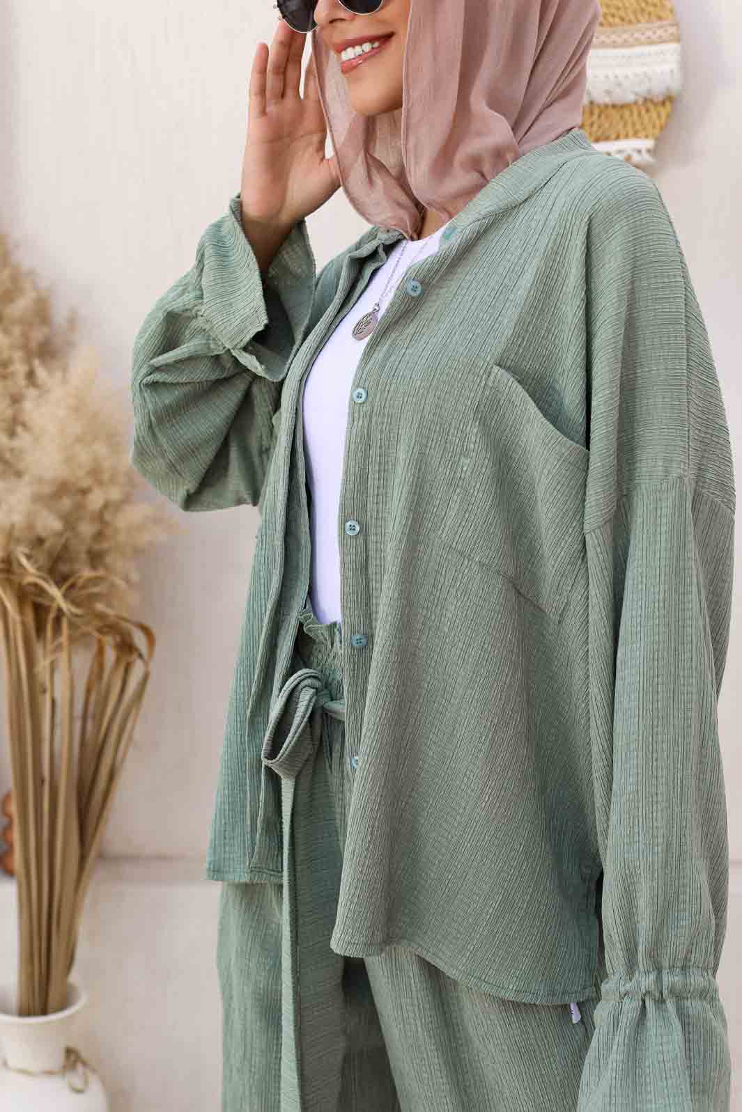 Miss Dreamy Wrinkled Cotton Set