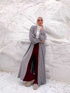 Braided Wool Cardigan