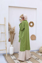 Miss Bold Wrinkled High-Low Blouse