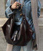 BAT BAG DARK BROWN
