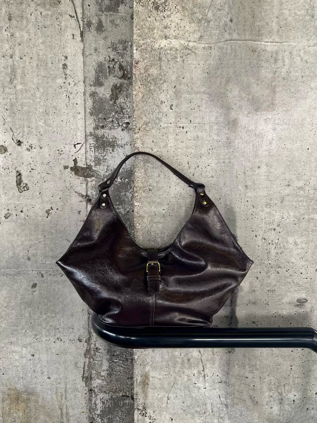BAT BAG DARK BROWN