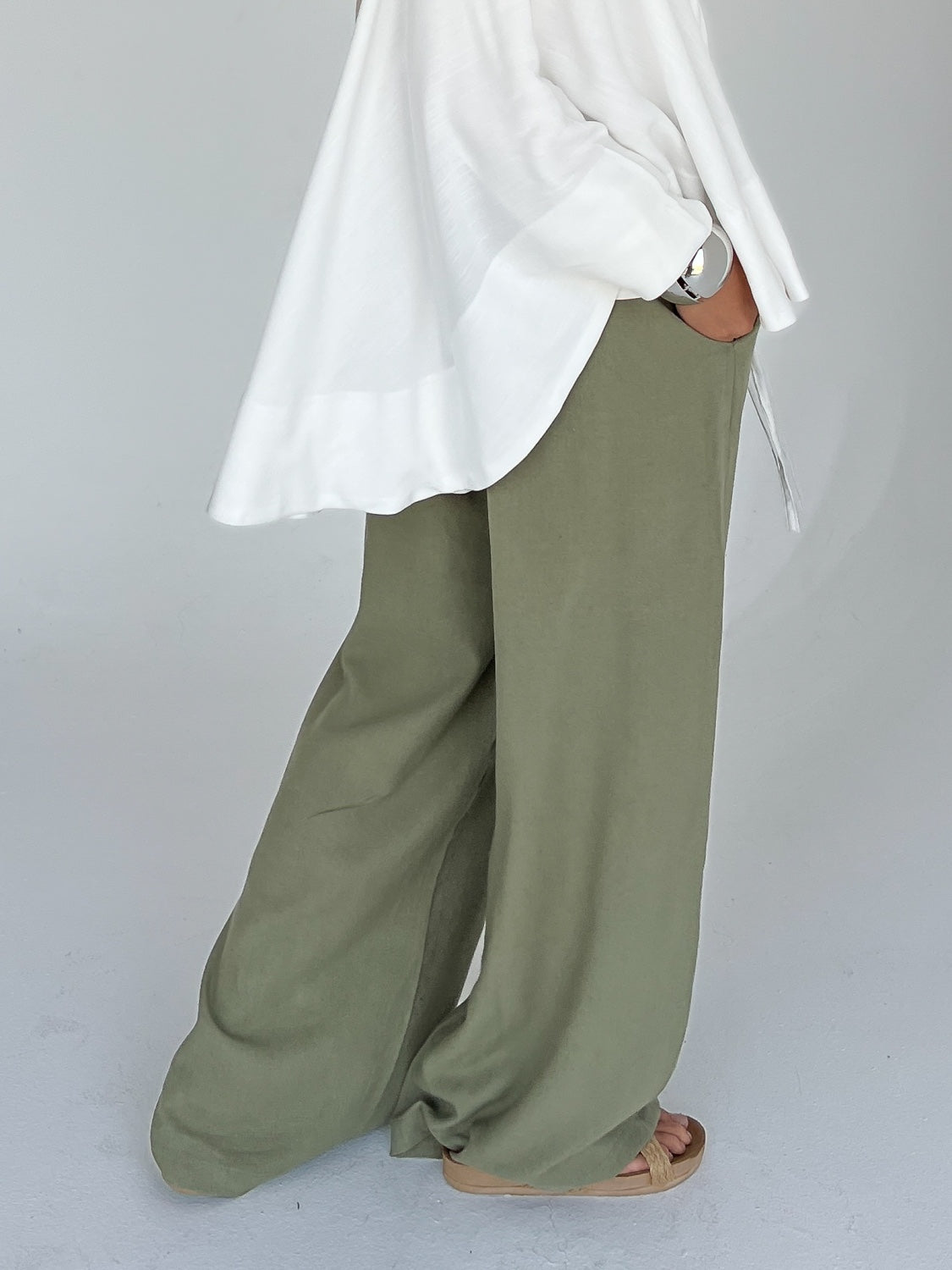 Pure linen Pants