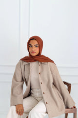 Wool jacket in griege