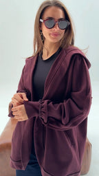 HOODED CARDIGAN