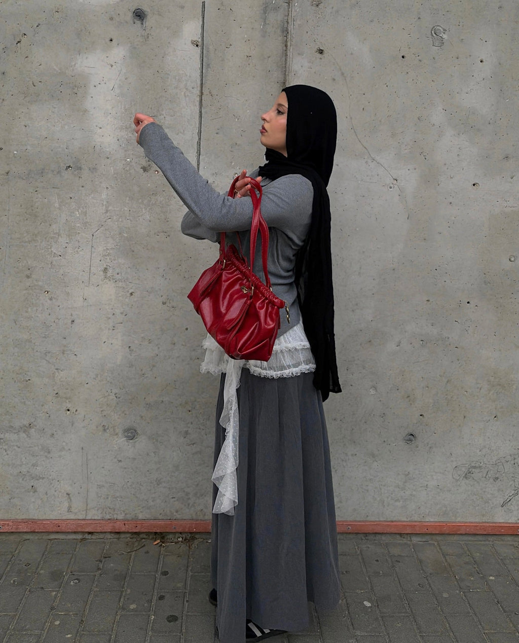 MISS MESS BAG RED