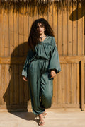 Allure satin set - Olive