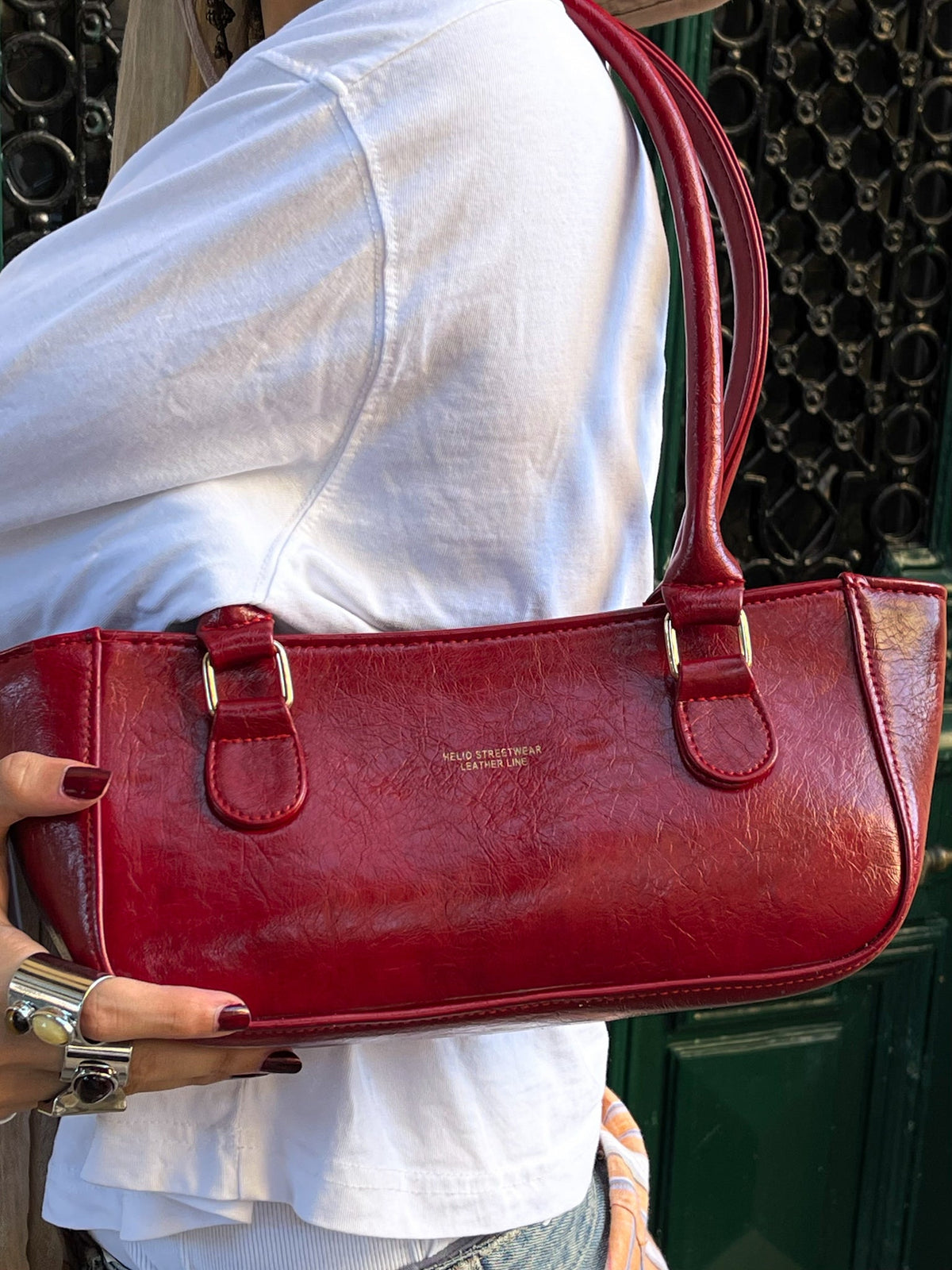 BARQUE BAG BLOODY RED