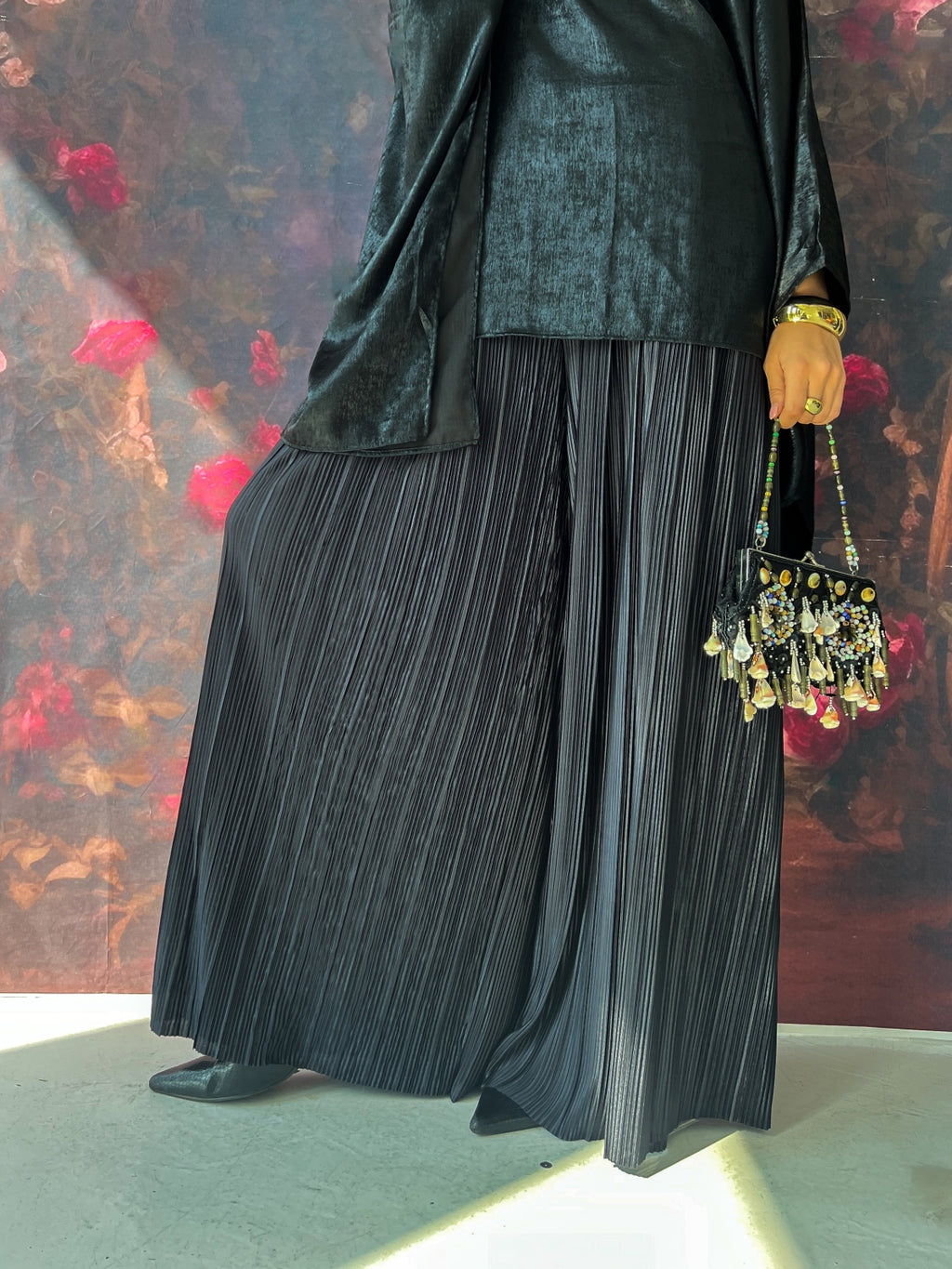 Pleated Soiree Pants