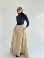Linen Flowy Skirt