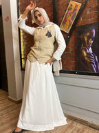 Linen Flowy Skirt