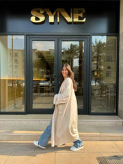 Beige Aura Cardigan