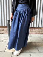 Denim Tulip Skirt