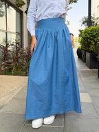 Denim Tulip Skirt