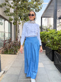 Denim Tulip Skirt