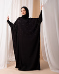 Cotton Viscose Pearl Prayer Wear Black code 333