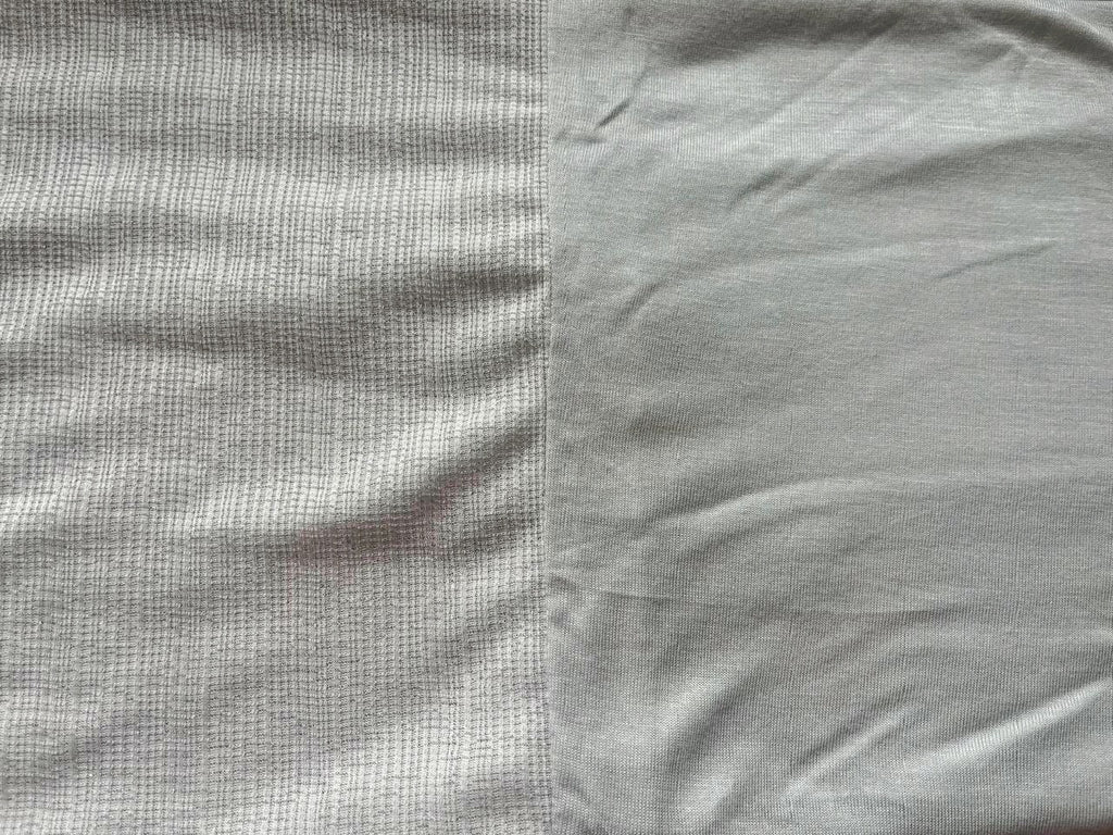 LIGHT BEIGE STRIPES X PLAIN BEIGE COTTON LYCRA