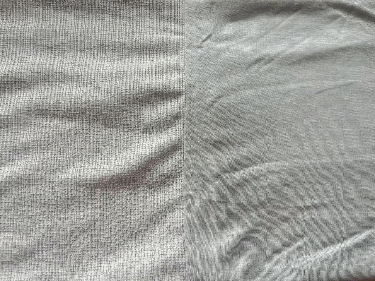 LIGHT BEIGE STRIPES X PLAIN BEIGE COTTON LYCRA
