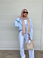 BEIGE COTTON LYCRA