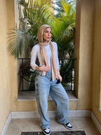 LIGHT BEIGE COTTON LYCRA