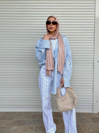 BEIGE COTTON LYCRA