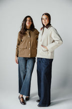 Fallen Jacket in Beige