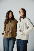 Fallen Jacket in Beige