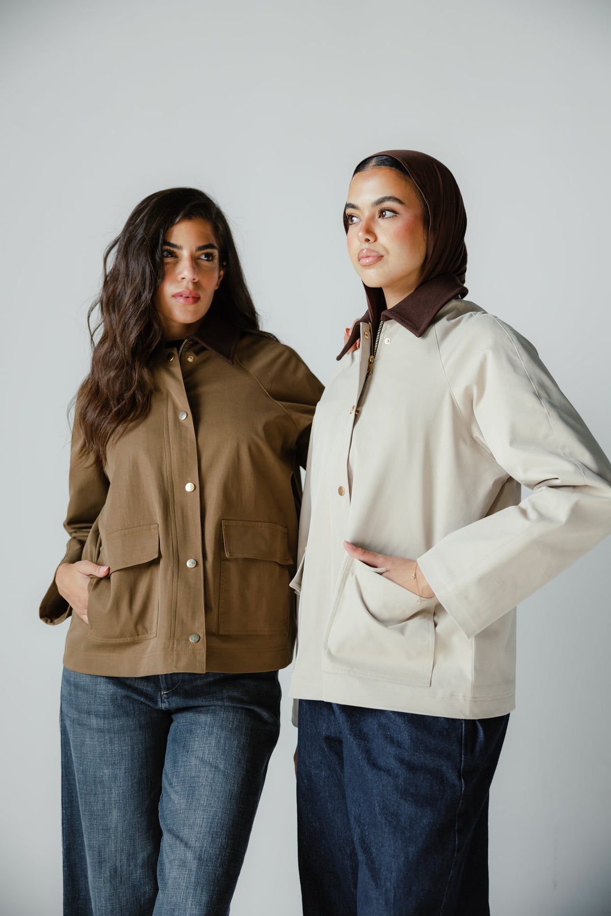 Fallen Jacket in Beige