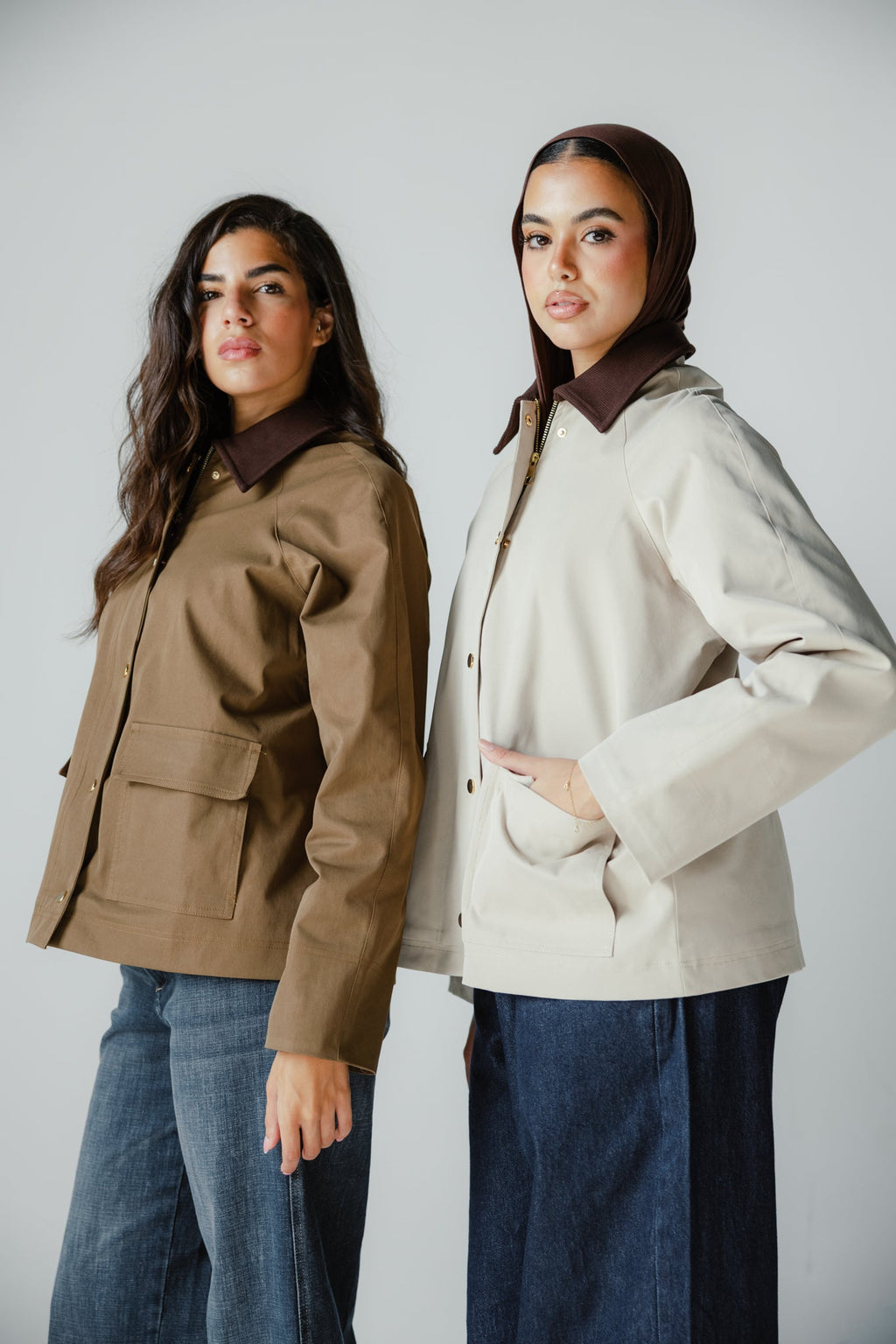 Fallen Jacket in Beige