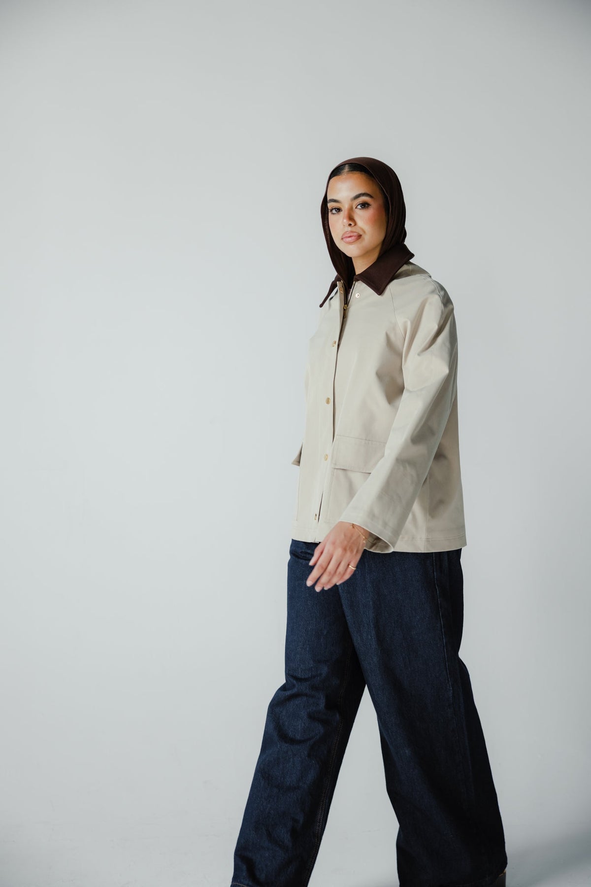 Fallen Jacket in Beige