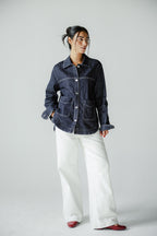 Stripe Utility Jacket