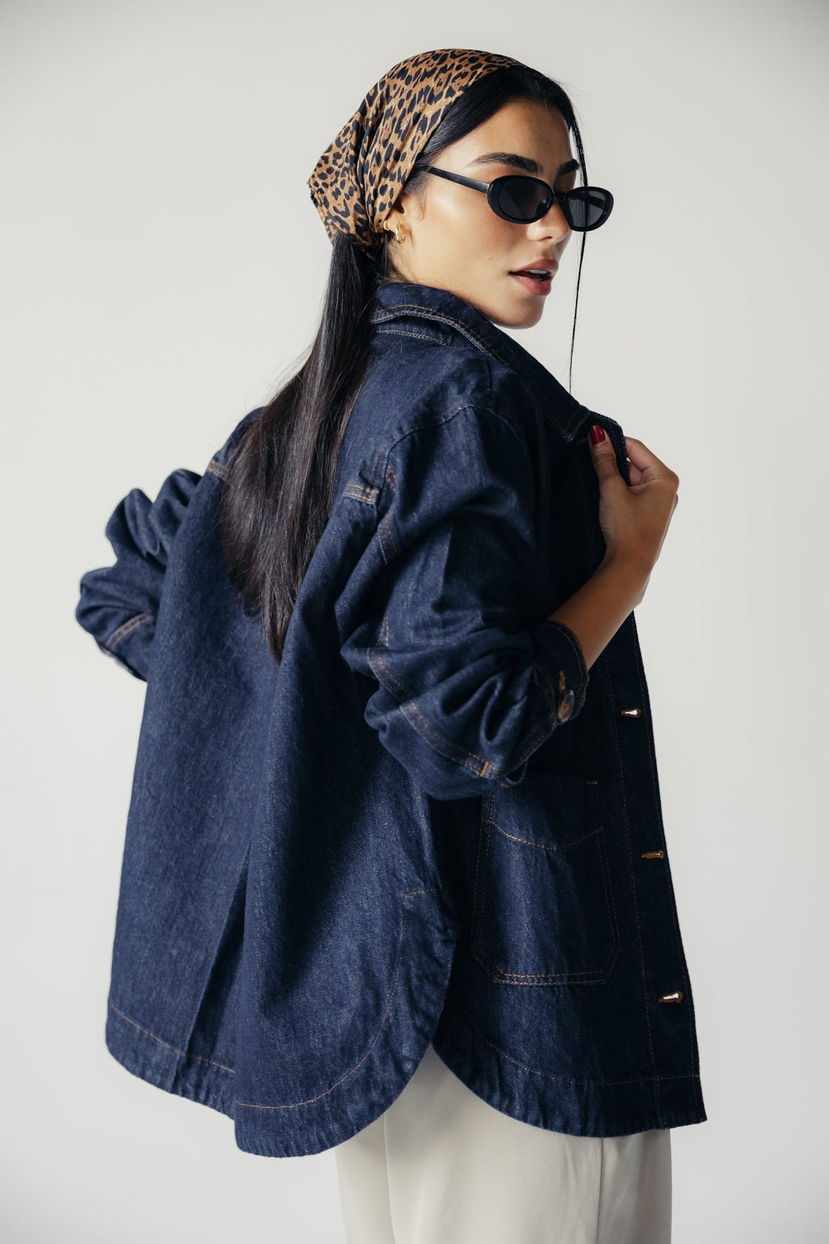 Falling Leaves Denim Jacket