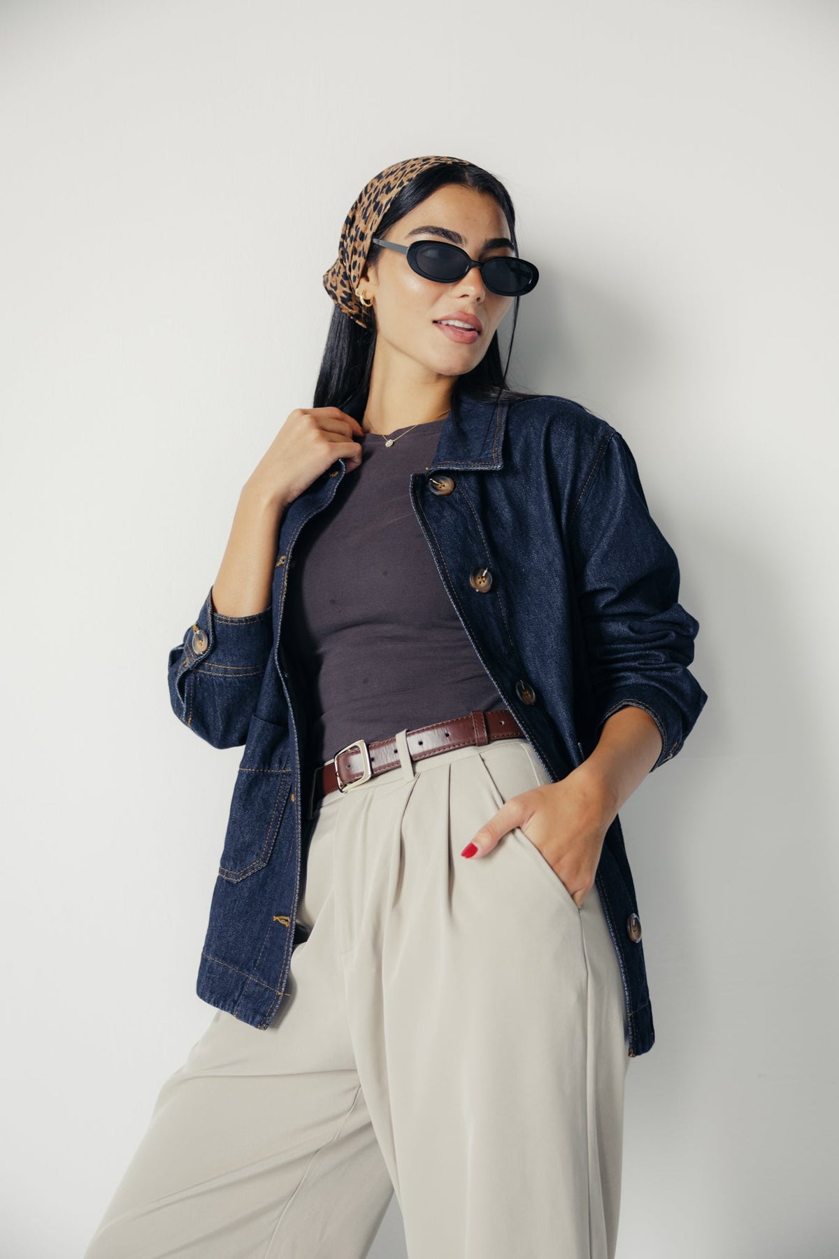 Falling Leaves Denim Jacket