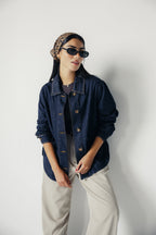 Falling Leaves Denim Jacket