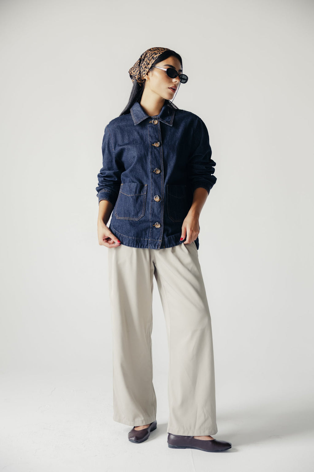 Falling Leaves Denim Jacket