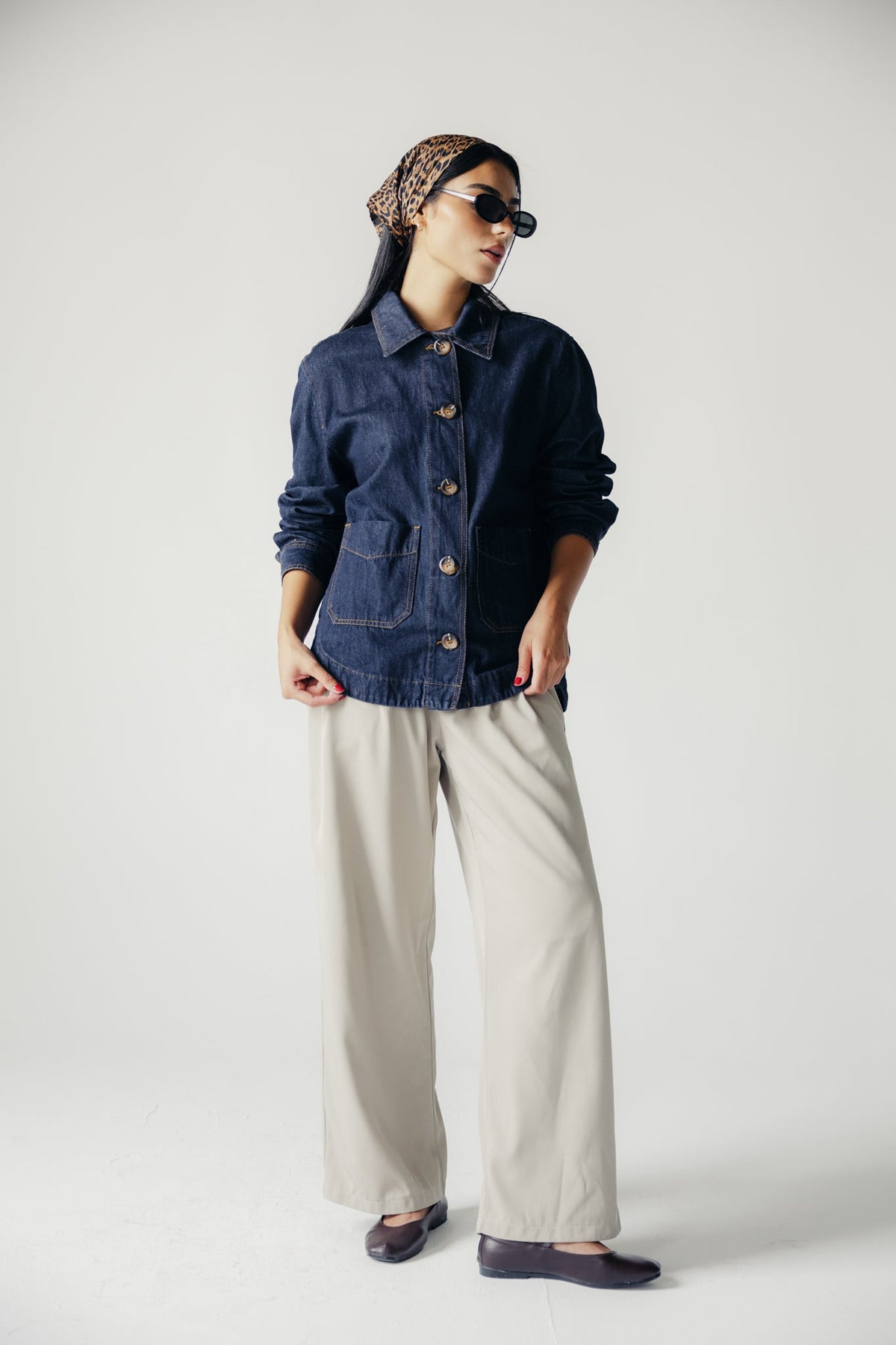 Falling Leaves Denim Jacket