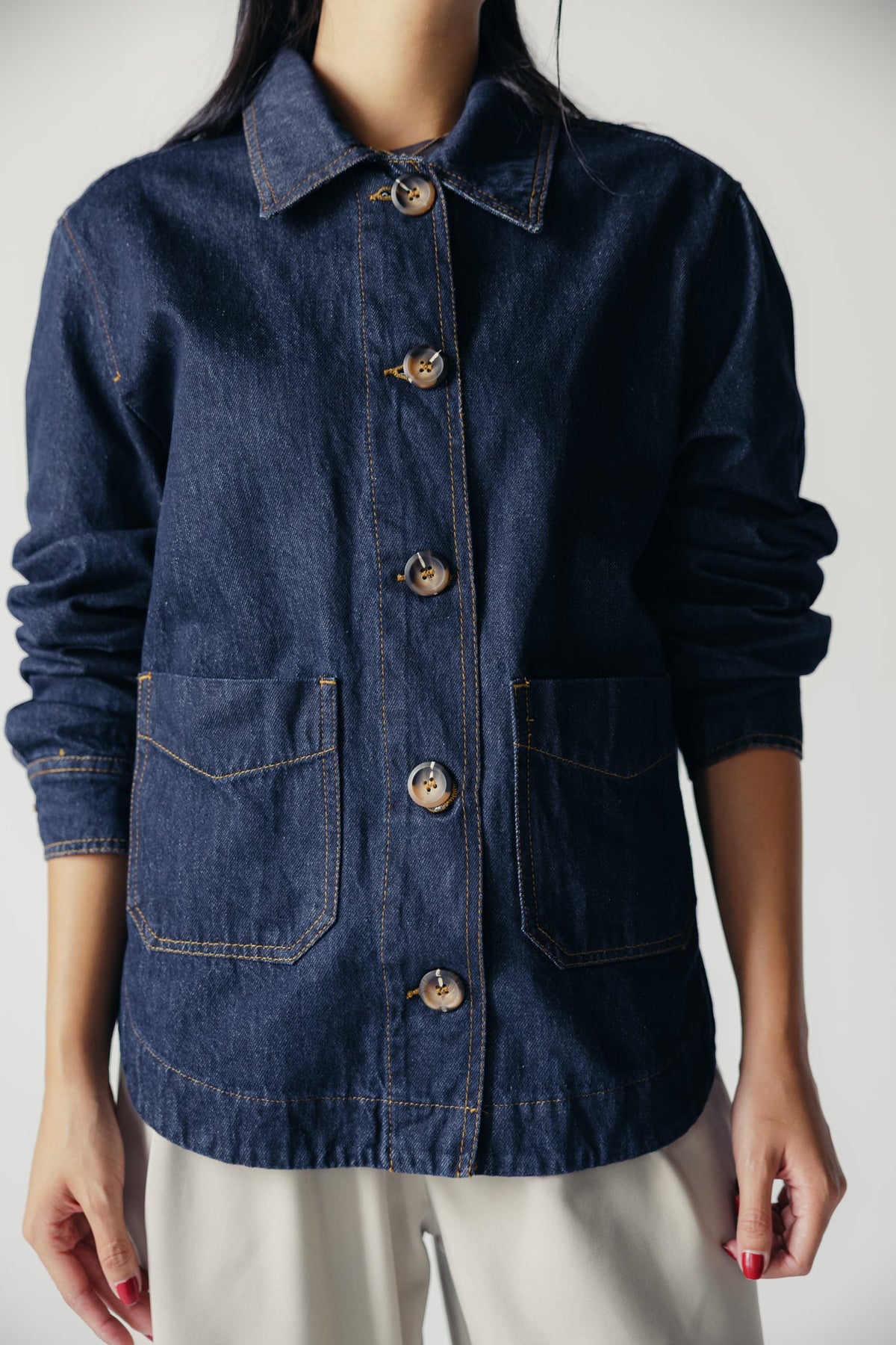 Falling Leaves Denim Jacket