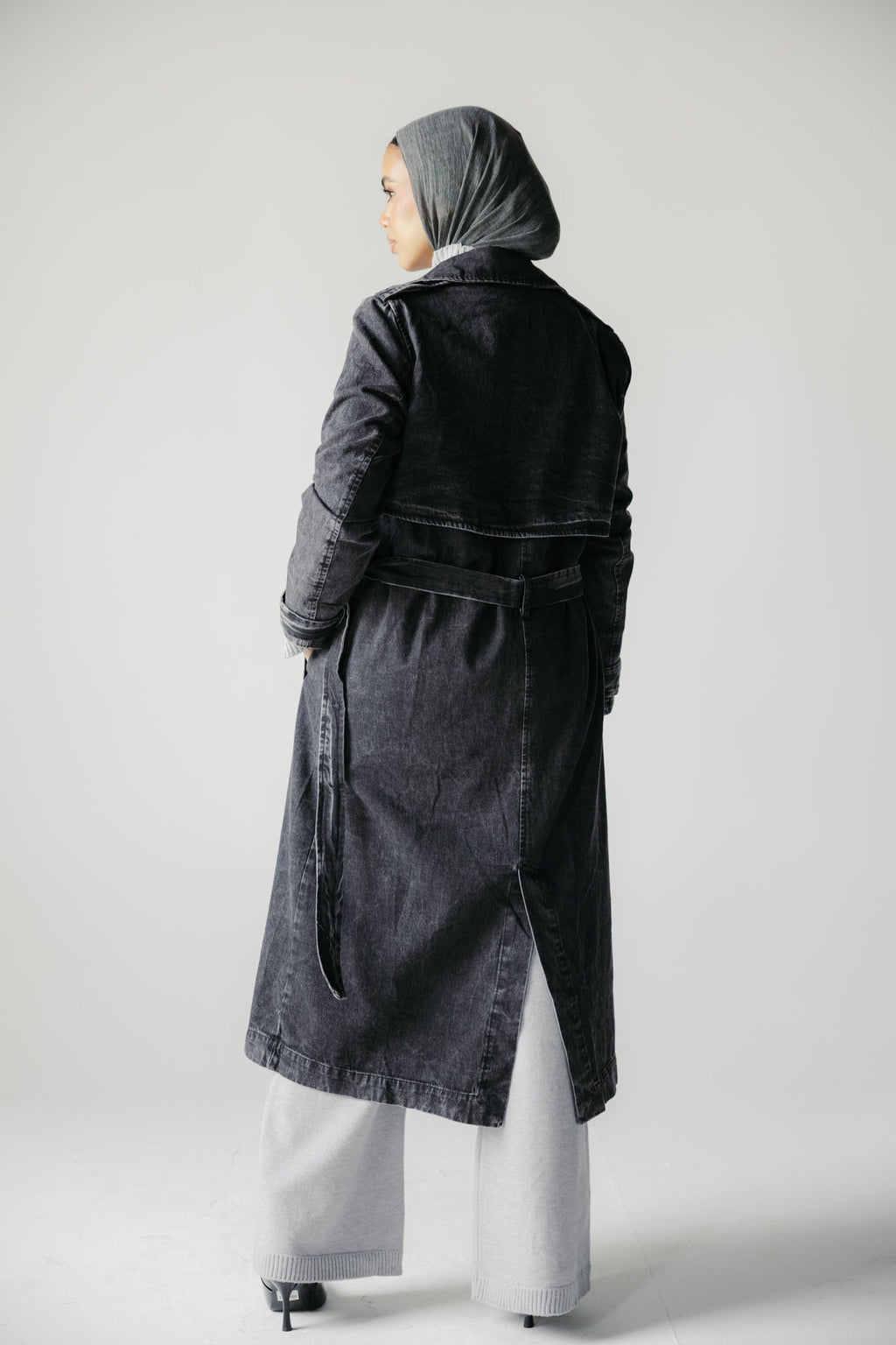 The Easy Days Denim Trench