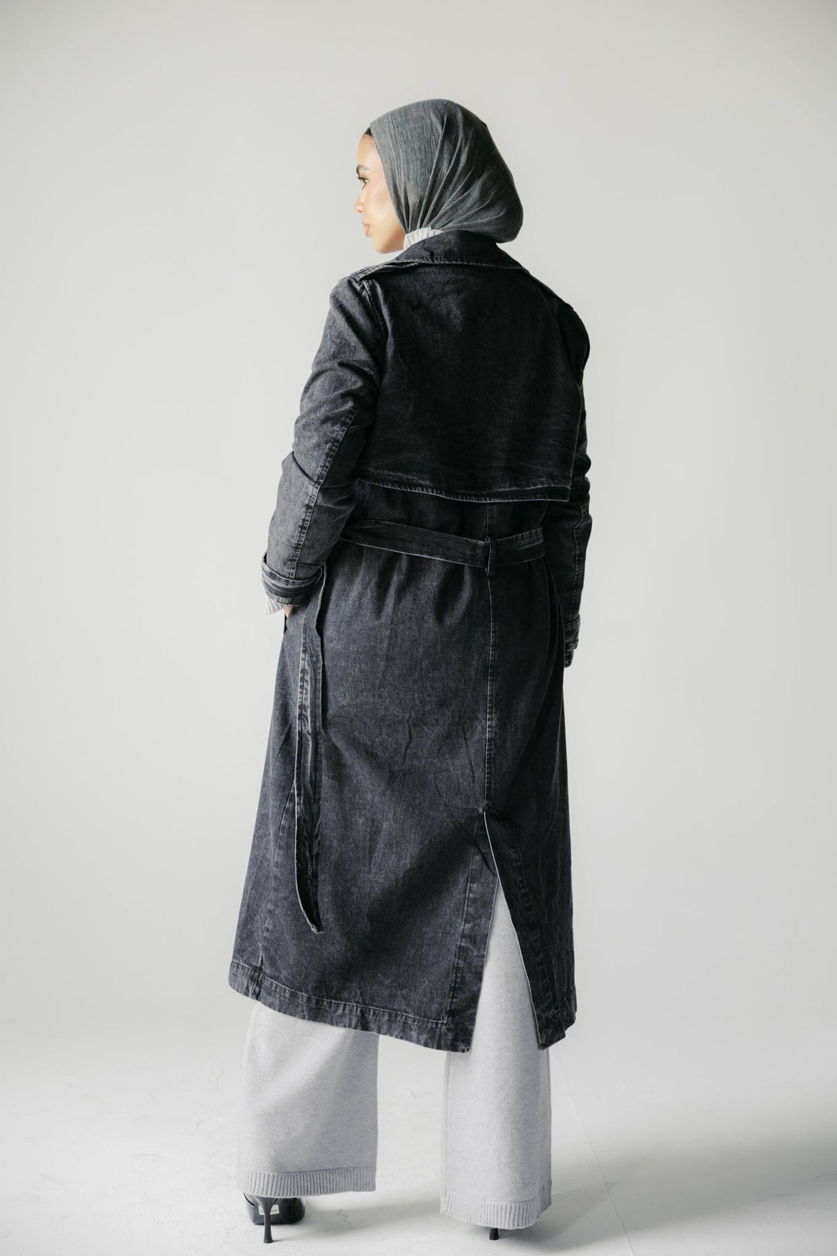 The Easy Days Denim Trench