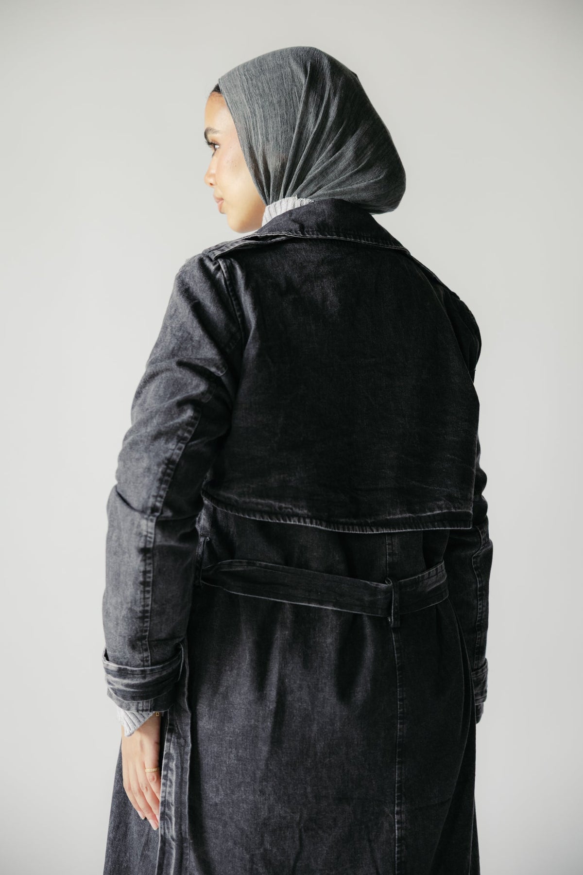 The Easy Days Denim Trench