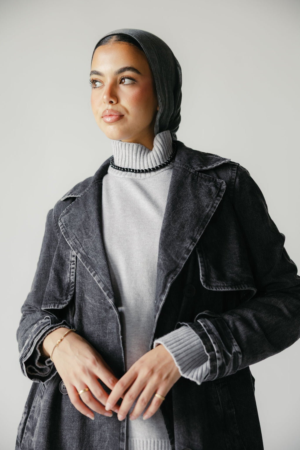 The Easy Days Denim Trench