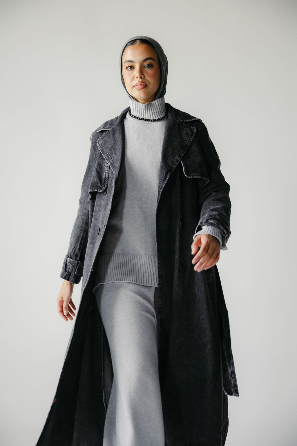 The Easy Days Denim Trench