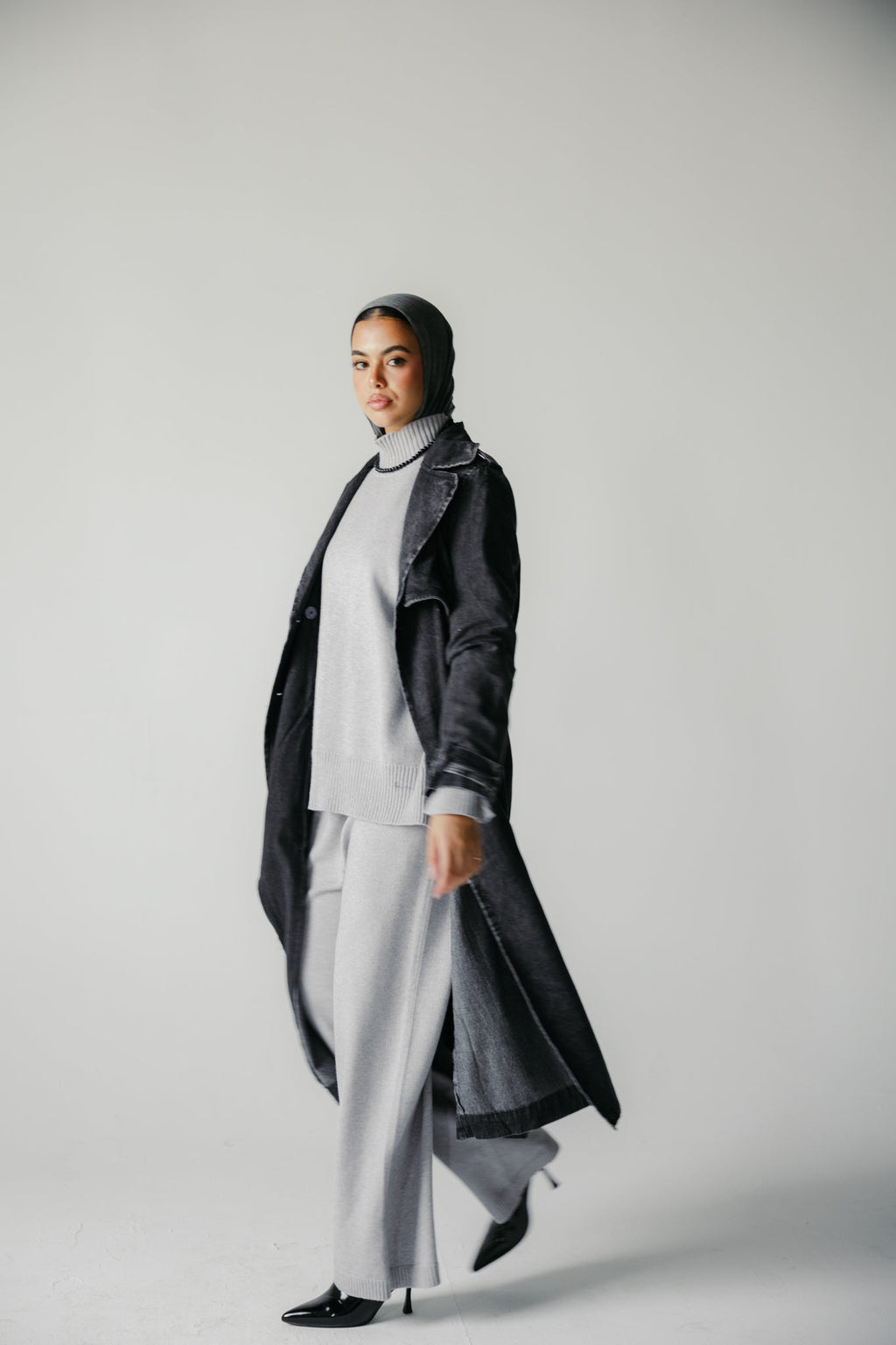 The Easy Days Denim Trench